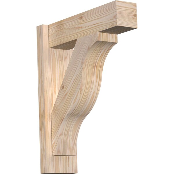 Ekena Millwork Funston Block Smooth Outlooker, Douglas Fir, 5 1/2"W x 18"D x 22"H OUT06X18X22FST05SDF - main